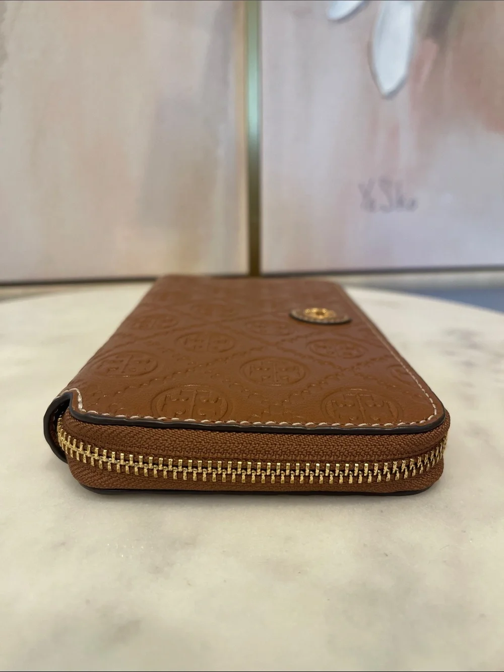 Tory Burch T Monogram Continental Wallet